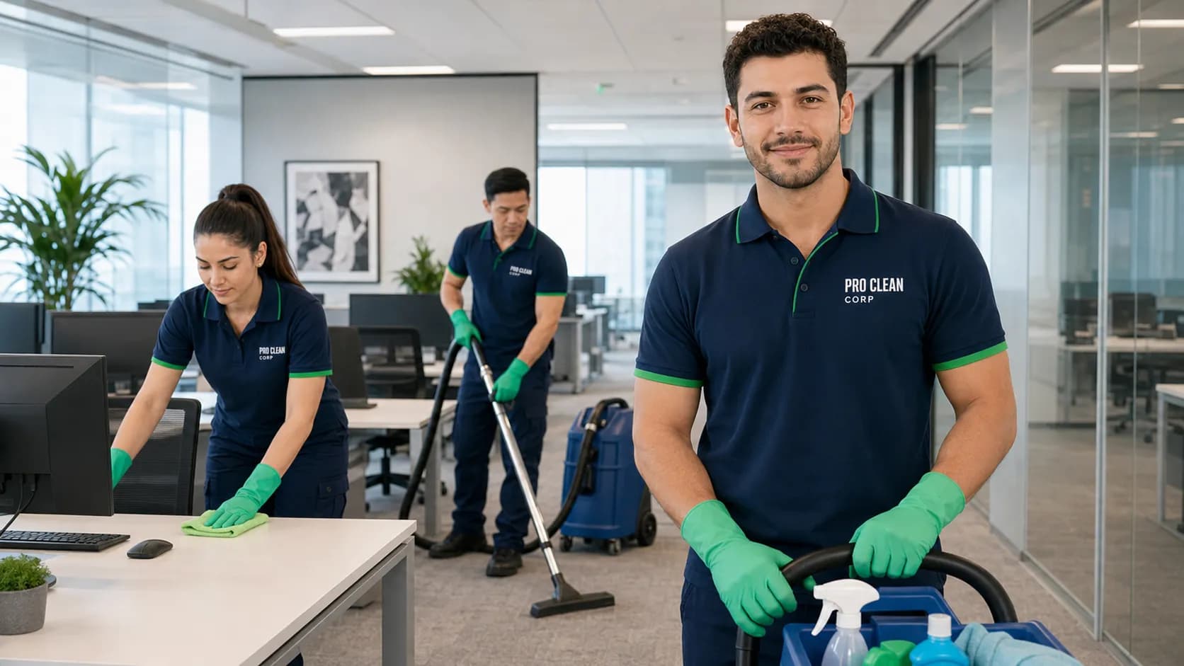 Professional cleaning equipment used in North Sydney