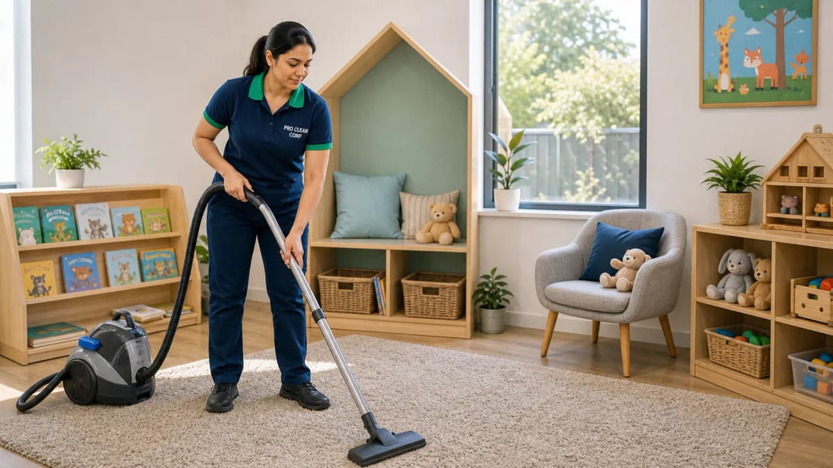Pro Clean Corp childcare cleaning team in North Sydney