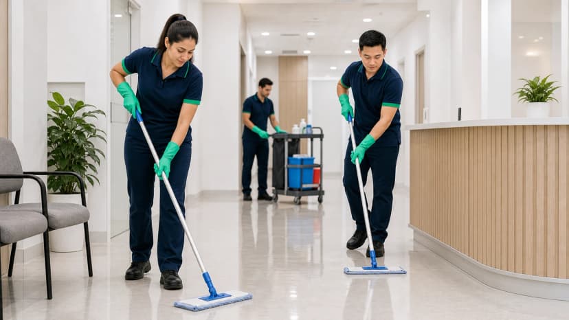 Professional medical office cleaning team Sydney NSW